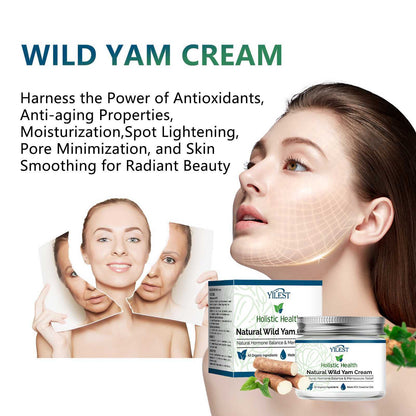 Chinese Yam Face Cream – Hormonal Balance & Moisture
Nourishing vegan cream for skin hydration, tone & hormone-related dryness.