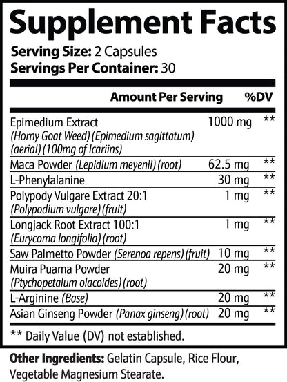 Horny Goat Weed Blend – Libido, Energy & Hormone Balance
Vegan herbal support for vitality, stamina & hormonal wellness.

