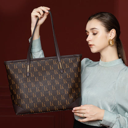 Large capacity personalized print tote bag for everyday women’s use