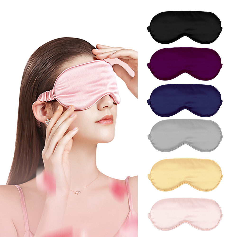 Silk double-sided eye mask with smooth fabric design