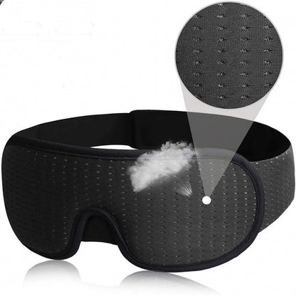 Lightweight stereo sleep mask for relaxed evening routines