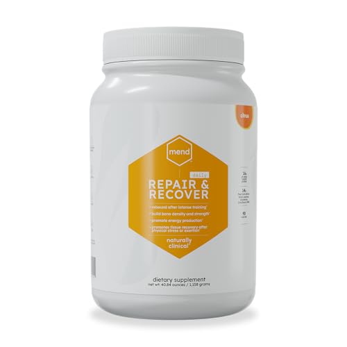 MEND Repair & Recover Citrus Protein Powder - Support Healing for Bones, Wounds, and Tissues