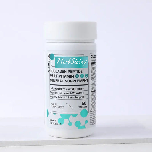 Collagen Peptides – Biotin + Beauty Vitamins
Supports radiant skin, hair, nails & joint wellness in 60 clean capsules.