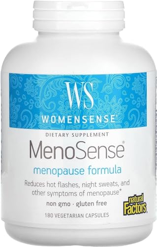 WomenSense MenoSense – Natural Menopause Symptom Relief, Vegan, 180 Ct