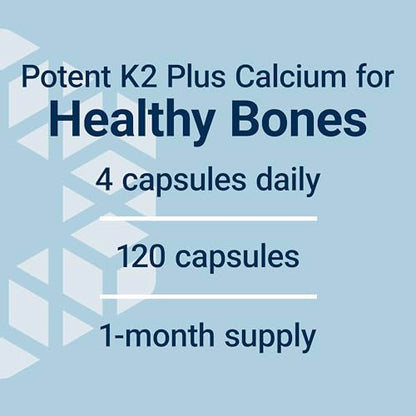 Life Extension Bone Restore Elite – Calcium, D3, K2 & Magnesium Support 120 Ct