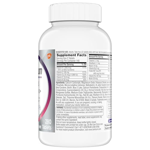 Centrum Minis Silver Women’s 50+ – Memory & Bone Support – 280 Ct