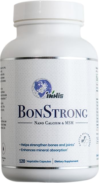 Nano Calcium with MSM & D3 – Bone, Joint & Bone Density Support 120 Ct