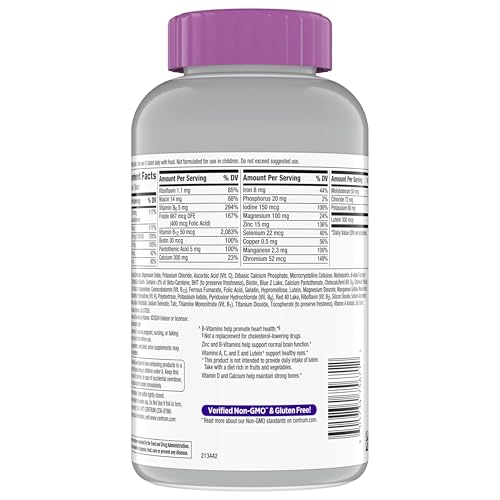 Centrum Silver Women 50+ Multivitamin for Memory & Vitality – 200 Ct