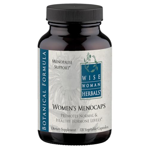 Wise Woman Herbals – Women’s Menocaps – 120 caps - All-Natural Menopause Supplement - for Hot Flashes, Mood Swings and Night Sweats During Menopause, Promotes Emotional Balance