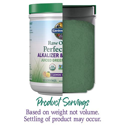 Garden of Life Raw Organic Detox Greens – Lemon Ginger, 30 Servings