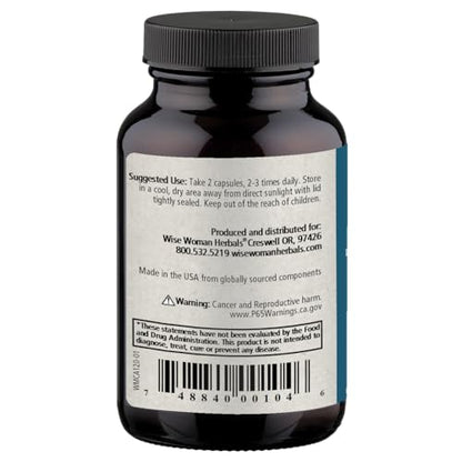 Wise Woman Herbals – Women’s Menocaps – 120 caps - All-Natural Menopause Supplement - for Hot Flashes, Mood Swings and Night Sweats During Menopause, Promotes Emotional Balance