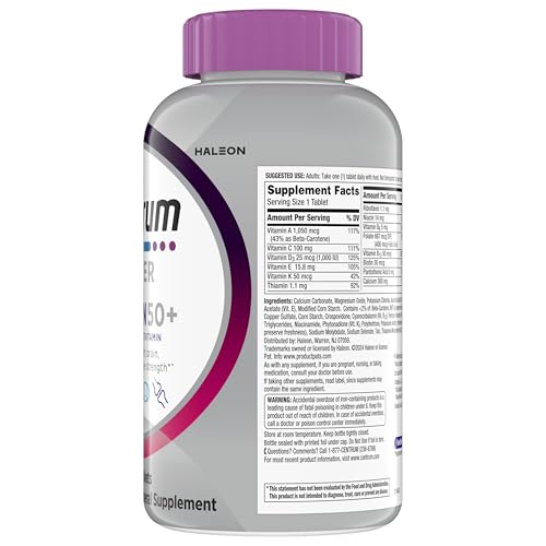 Centrum Silver Women 50+ Multivitamin for Memory & Vitality – 200 Ct