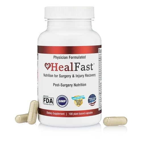 HealFast Post Surgery & Injury Recovery Supplement (Post-Op) - Supports Healing Optimization for Surgery, Wounds, Scar Treatment & Bruising - BBL Post Surgery Supplies
