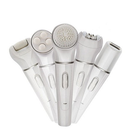 facial ritual tools and essentials arranged on a clean luxury vanity