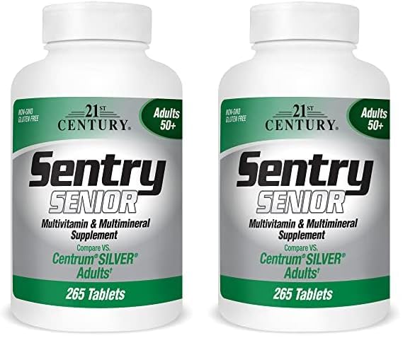 21st Century Sentry Senior 50+ – Complete Daily Multivitamin 2-Pack 530 Ct