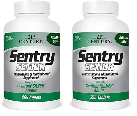 21st Century Sentry Senior 50+ – Complete Daily Multivitamin 2-Pack 530 Ct