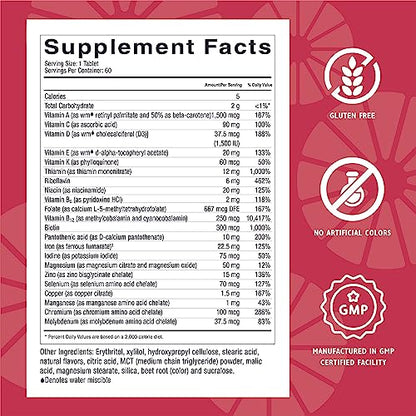 Celebrate Vitamins Multi-Complete Chewables, 45mg Iron – Daily Bariatric Multivitamin for Sleeve Gastrectomy and Gastric Bypass Surgery Patients – Essential Vitamins & Minerals - Melon (180 Tablets)