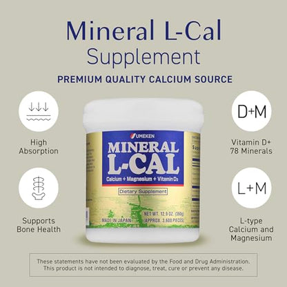 Mineral L-Cal Calcium + D3 – Water-Soluble Calcium Magnesium Balls 360g
