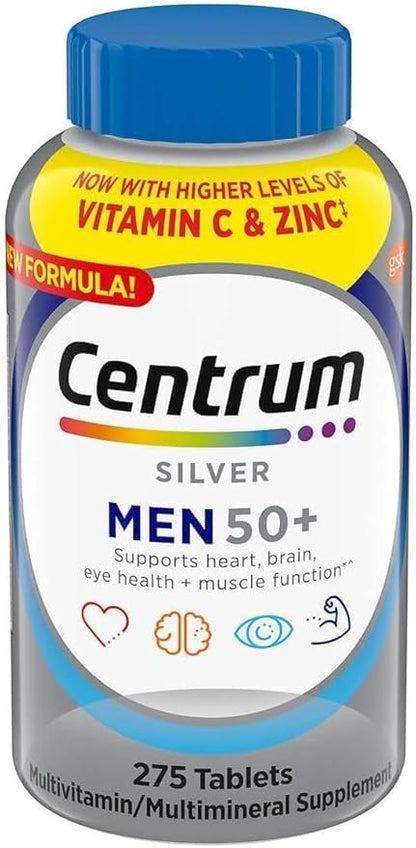 Centrum Silver 50+ Multivitamin 2-Pack – Heart, Brain & Bone Health 550 Ct
