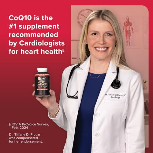 Qunol CoQ10 200mg Soft Chews – Heart Health & Energy Support – 90 Ct