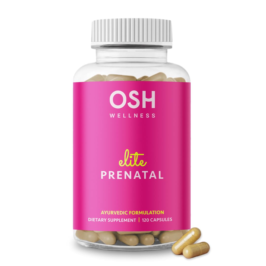 Ayurvedic Prenatal Vitamins – Folate, Choline, Iron, Iodine – 30 Ct
Gentle Prenatal | Bioavailable Folate | Brain & Thyroid Support | 30 Capsules