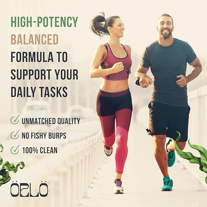 Orlo Omega 3 – Triple Strength Vegan DHA & EPA – 60 Mini Softgels