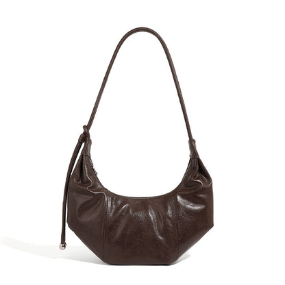 Crossbody Croissant Leather Shoulder Underarm Bag