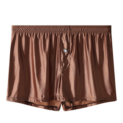 Ice Silk Men's Underwear High-end Smooth Satin Loose (5)