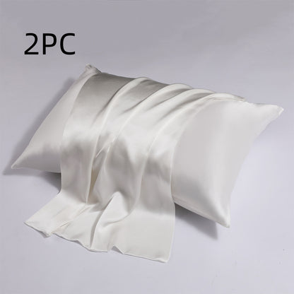 Zipper Silk Double-sided Pillowcase Household  (2)