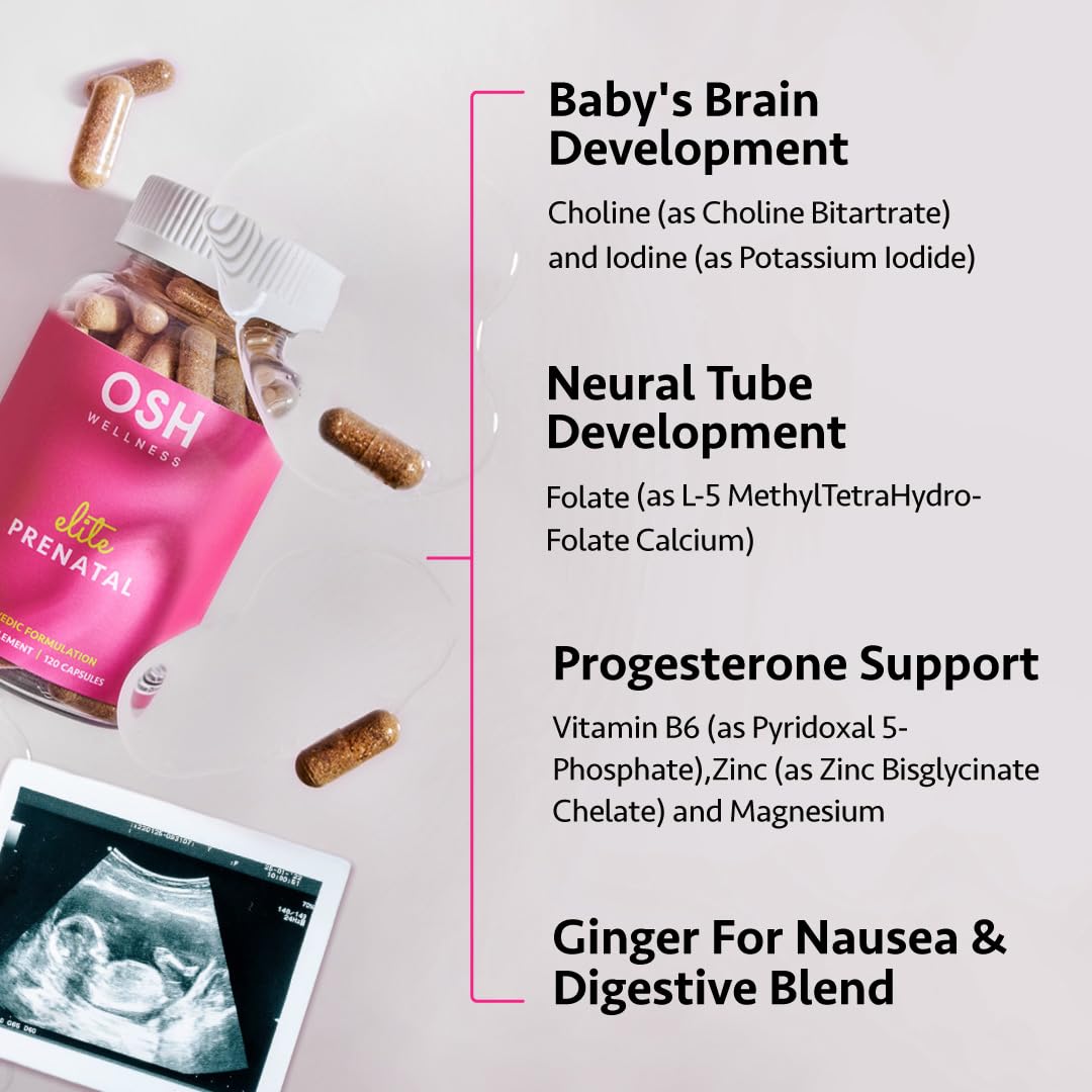 Ayurvedic Prenatal Vitamins – Folate, Choline, Iron, Iodine – 30 Ct
Gentle Prenatal | Bioavailable Folate | Brain & Thyroid Support | 30 Capsules