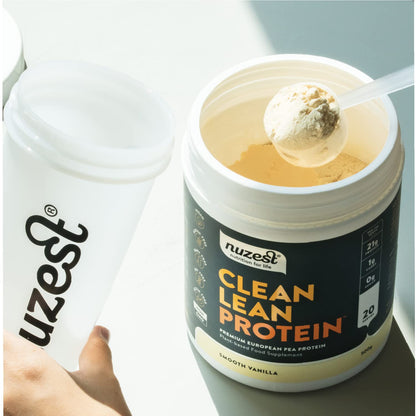 Nuzest Clean Lean Vanilla Protein - Vegan, Gluten-Free, Dairy-Free, 1.1 lb