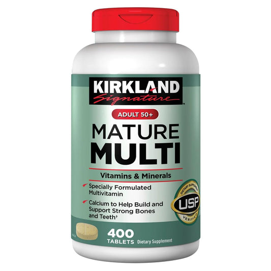 Kirkland Signature 50+ Multivitamins – Heart, Bone & Immune Support (400 Tablets)