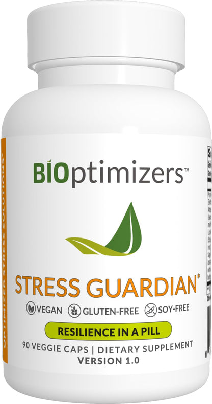 BIOptimizers Stress Guardian – Stress Relief & Rest Support – 90 Capsules