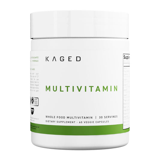 Kaged Whole Food Multivitamin – Organic Plant-Based Vegan, 60 Servings