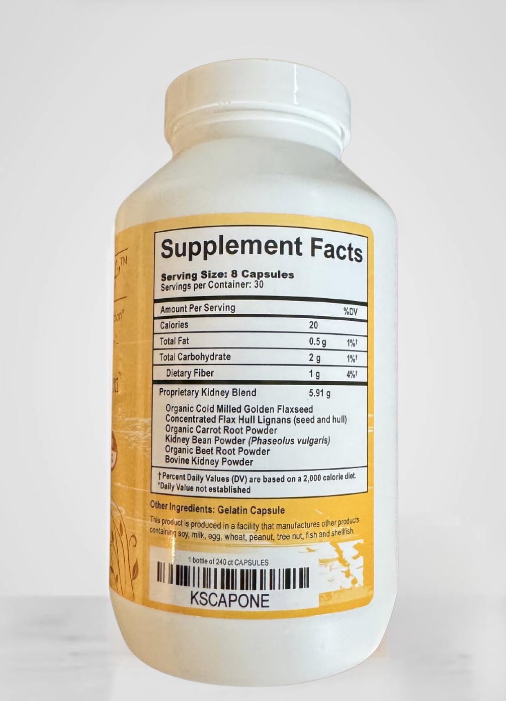 Kidney “Stuff” Capsules – Daily Kidney Support & Detox Blend – 1 Month