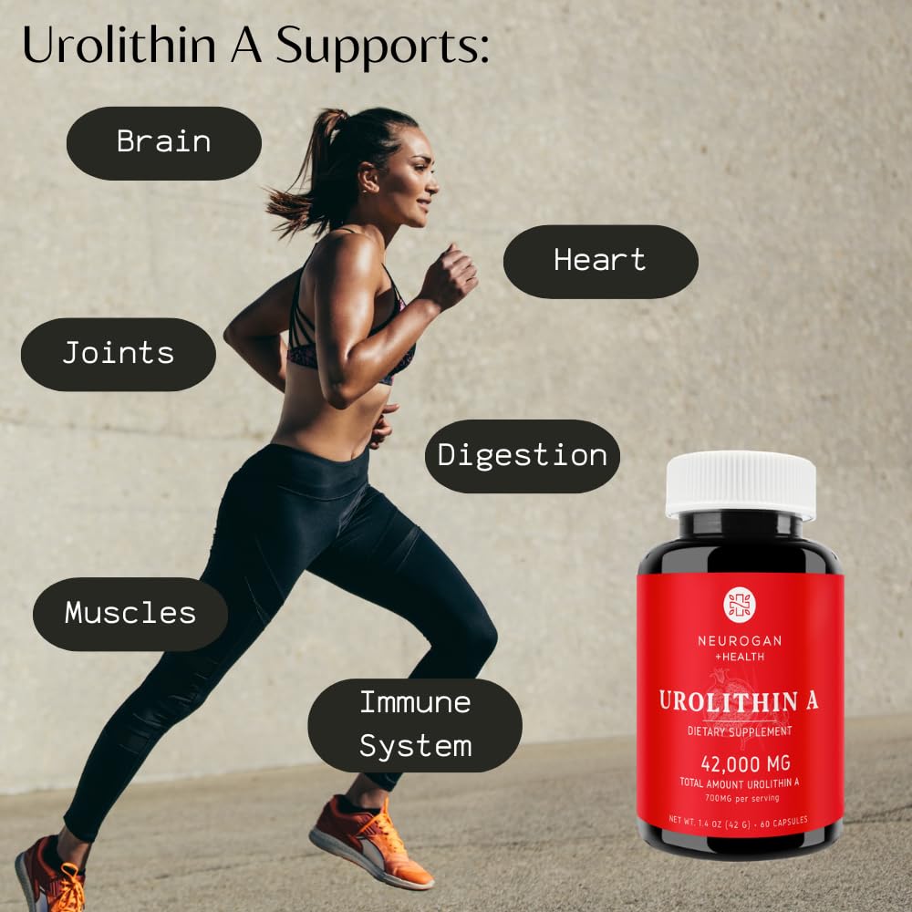 Neurogan Urolithin A – 700mg Cellular Health & Longevity – 60 Ct