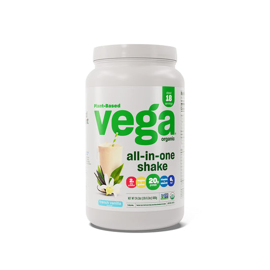 Vega Organic All-in-One Vegan Protein – French Vanilla, Keto, 1.5 lbs
Organic Plant Protein | French Vanilla | Keto Friendly | Daily Nutrition | 1.5 lbs

