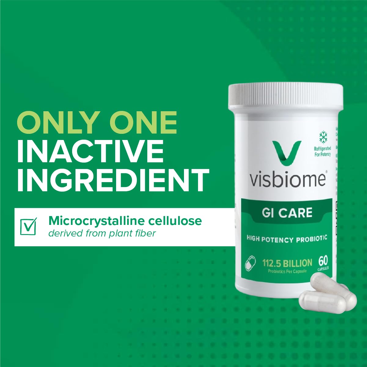 Visbiome GI Care – 112.5B CFU Probiotic for Gut Health & IBS Relief
