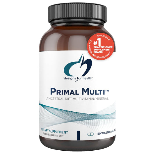 Designs for Health Primal Multi - Paleo-Friendly Multivitamin Supplement with Folate, Tocotrienols, Lutein + Broccoli Seed, Immune Support Vitamins D (2000 IU), C + Zinc (120 Capsules)