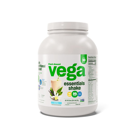 Vega Essentials Vanilla Plant Protein – Vegan, Keto, Low Carb
20g Plant Protein | Vanilla Flavor | Keto Friendly | Low Carb | Clean Vegan