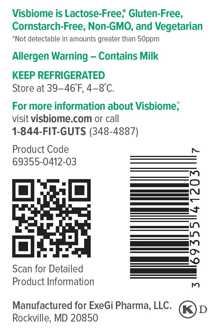 Visbiome GI Care – 112.5B CFU Probiotic for Gut Health & IBS Relief