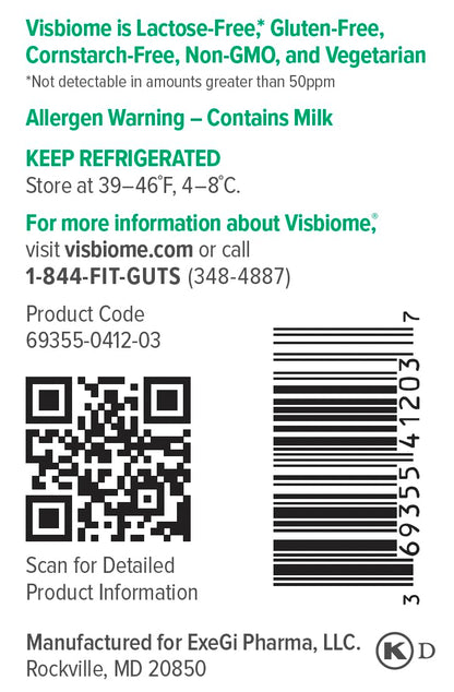 Visbiome GI Care – 112.5B CFU Probiotic for Gut Health & IBS Relief