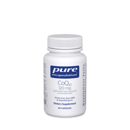Pure Encapsulations CoQ10 120 mg – Heart, Brain & Energy Support 60 Ct