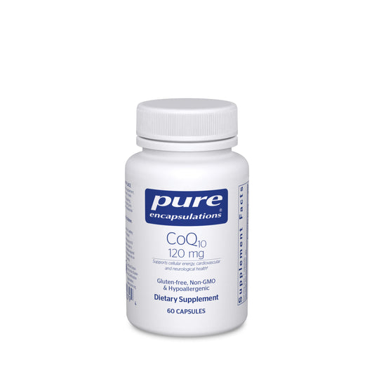 Pure Encapsulations CoQ10 120 mg – Heart, Brain & Energy Support 60 Ct