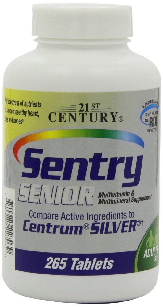 21st Century Sentry Senior 50+ – Daily Multivitamin for Adults 3-Pack 795 Ct