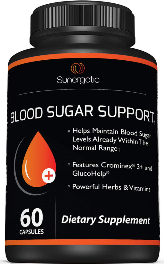 Premium Blood Sugar Support – Cinnamon, ALA, Chromium – 60 Capsules