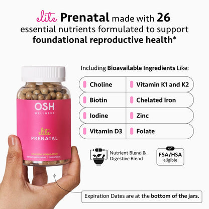 Ayurvedic Prenatal Vitamins – Folate, Choline, Iron, Iodine – 30 Ct
Gentle Prenatal | Bioavailable Folate | Brain & Thyroid Support | 30 Capsules