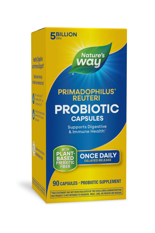 Nature’s Way Primadophilus – 5B CFU Probiotic for Digestive & Immune Support