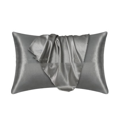 New Solid Silk Envelope Pillowcase  (3)