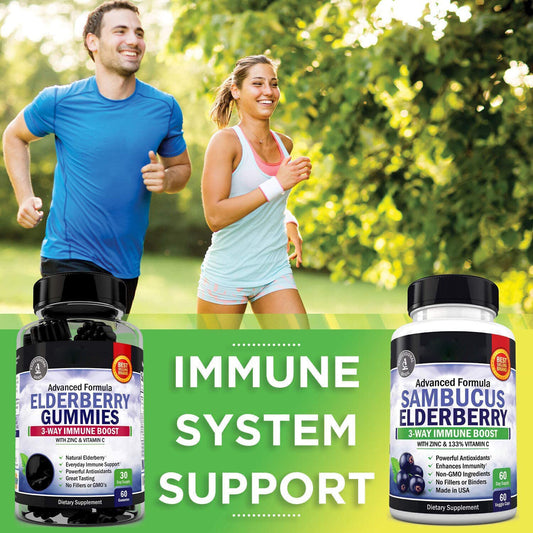 Elderberry Gummies – Vegan Immune Support
Plant-based daily defense with elderberry, zinc & vitamin C.